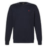 Musto Men's Original Lite Crew Knit #colour_navy