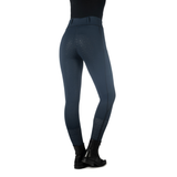 HKM Ladies Silicone Full Seat Riding Tights -Juna- #colour_deep-blue