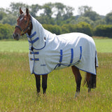 Shires Tempest Plus Sweet-Itch Combo Rug #colour_white-airforce