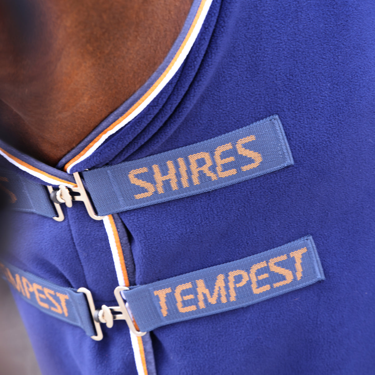 Shires Tempest Original Fleece Rug #colour_navy