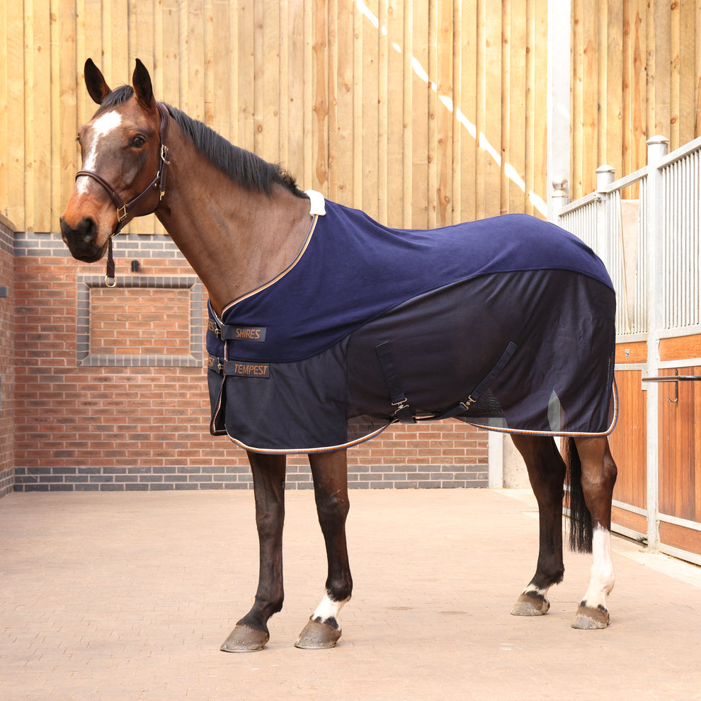 Shires Tempest Original Fleece/Mesh-Kühldecke
