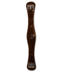 Waldhausen X-Line Leather Short Girth with Ring #colour_brown