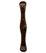 Waldhausen X-Line Leather Short Girth with Ring #colour_brown