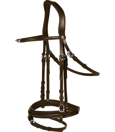 Waldhausen Charmbit X-Line Bridle #colour_brown