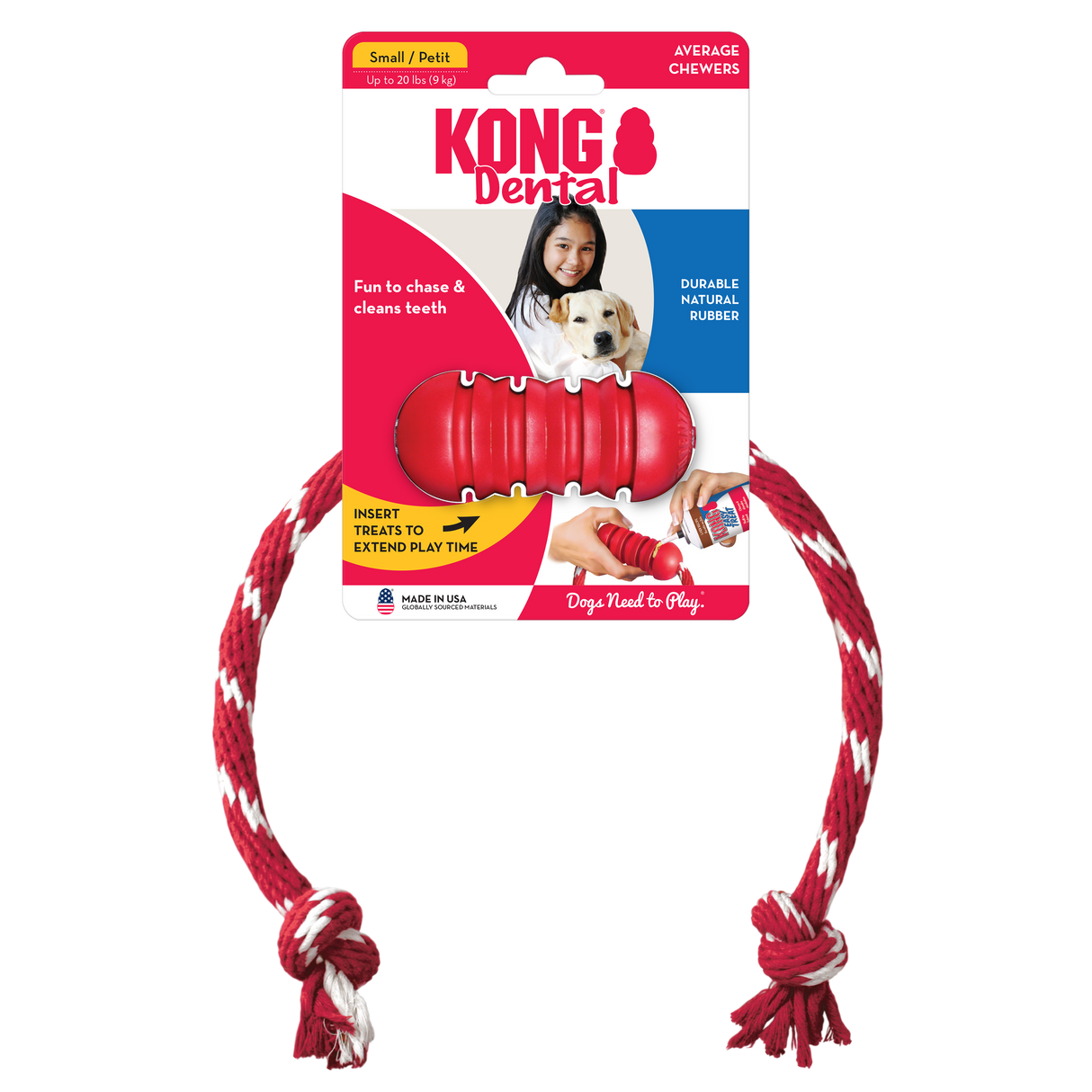 KONG Dental with Rope #size_s