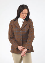 Shires Aubrion Saratoga Ladies Jacket #colour_brown-tweed