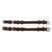 Waldhausen Pair of S-Line Cheek Pieces with Buckles #colour_brown