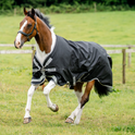 Horseware Ireland Amigo 1200D 250g Turnout Rug #colour_black-titanium-grey-silver