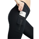 Montar MoMaggie Gun Metal Crystal Full Grip Breeches #colour_black