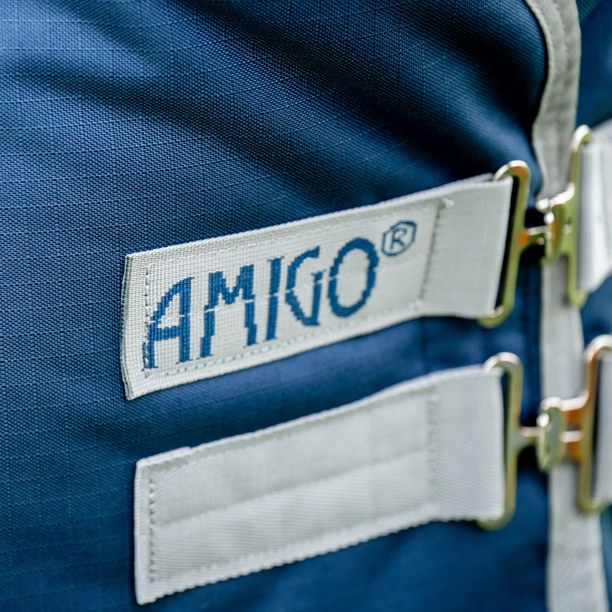 Horseware Ireland Amigo Ripstop 900D 200g Turnout Rug #colour_navy-titanium-grey