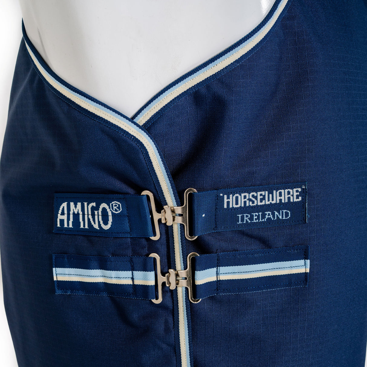 Horseware Ireland Amigo Ripstop 900D 200g Turnout Rug #colour_black-witney-navy