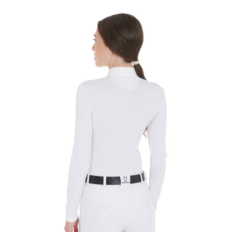 Women's slim fit long sleeved competition polo shirt