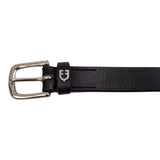 Equestro Leather Belt With Navajo Decorations #colour_black
