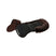 Acavallo Pad SP WFS Suede Rear Sheepskin Hexagonal Gel Flat #colour_brown-brown