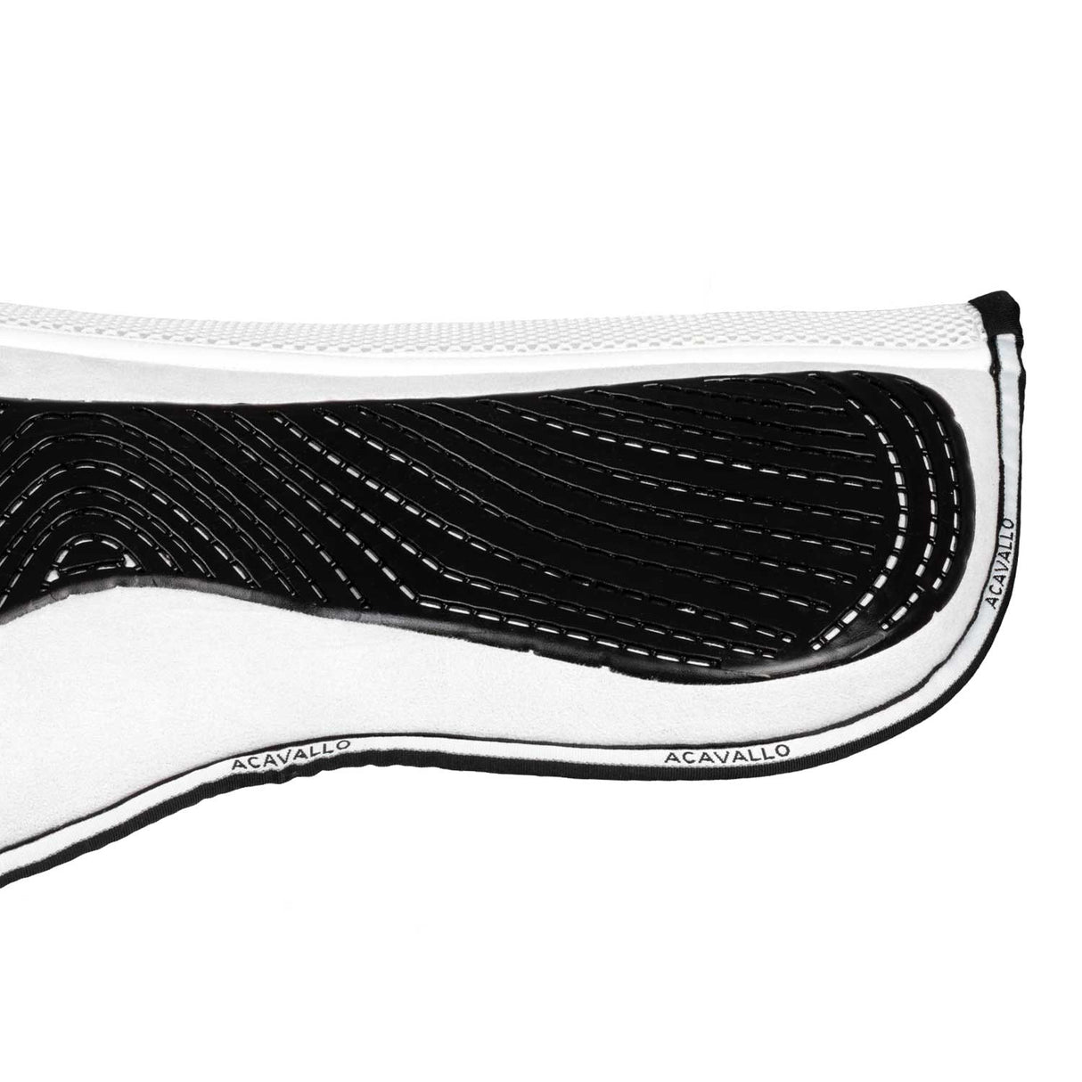 Acavallo Pad Mf Ds Sw-3Ds Suede Gel Grip Flat #colour_white