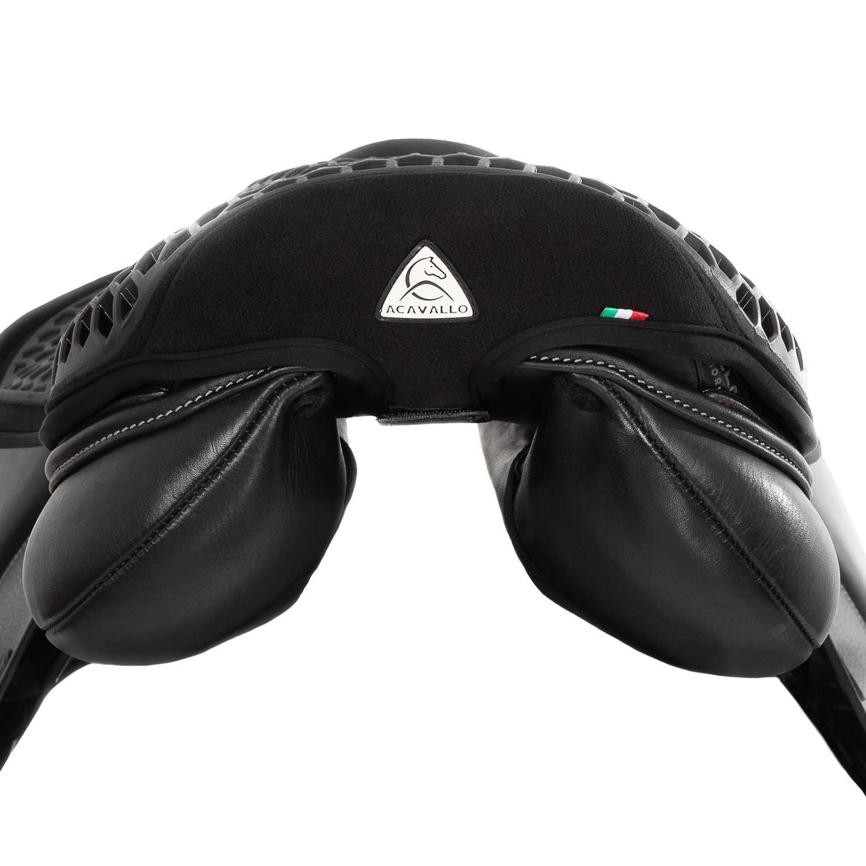 Acavallo Ortho-Coccyx Seat Saver Jumping Hexagonal Gel-Out Dri-Lex 20mm "Offer" #colour_black