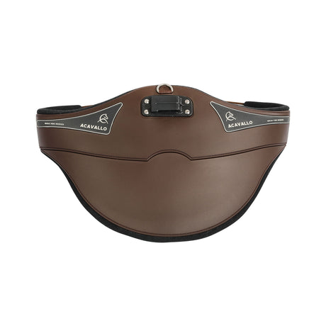 Acavallo Jumping Stud Guard Girth Gel Classic PVC #colour_brown