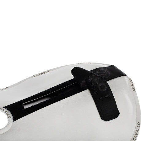Acavallo Piuma Pad WFS Pocket Suede Front Riser #colour_white