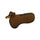 Pad Piuma WFS Pocket Double Felt Front & Rear Riser #colour_brown