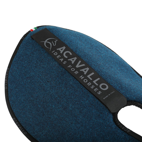 Pad Piuma WFS Pocket Double Felt Front & Rear Riser #colour_blue