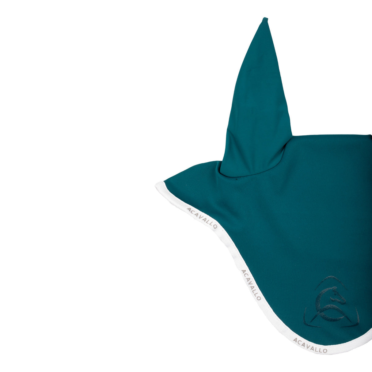Elastane fly veil silicone logo