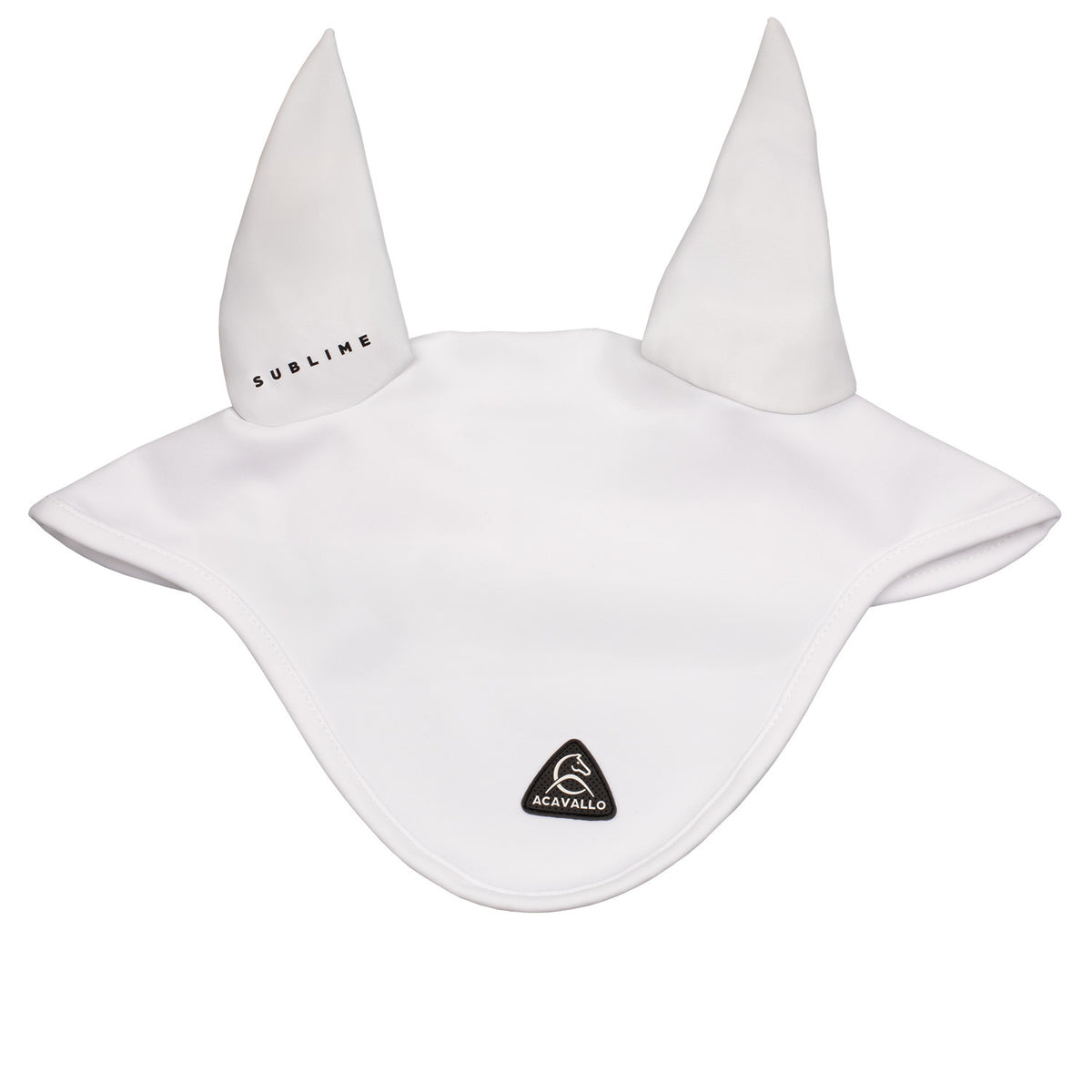 Sublime spandex fly veil with silicone logo patch