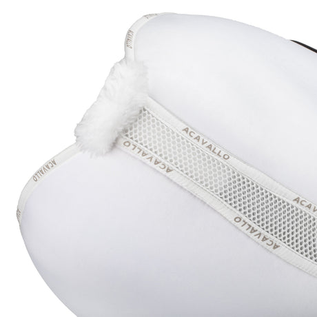 Saddle pad JS CW-3DS louvre shaped internal faux sheepskin