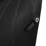 Acavallo Firenze Jumping Saddle Wooden Tree Double Leather #colour_black