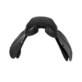 Acavallo Firenze Jumping Saddle Wooden Tree Double Leather #colour_black