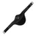 Acavallo Jumping Stud Guard Girth Leather & Gel #colour_black