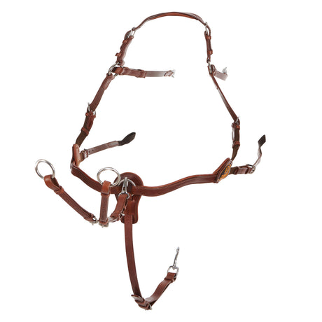 Acavallo Five-Point Breastplate Calfskin #colour_cognac