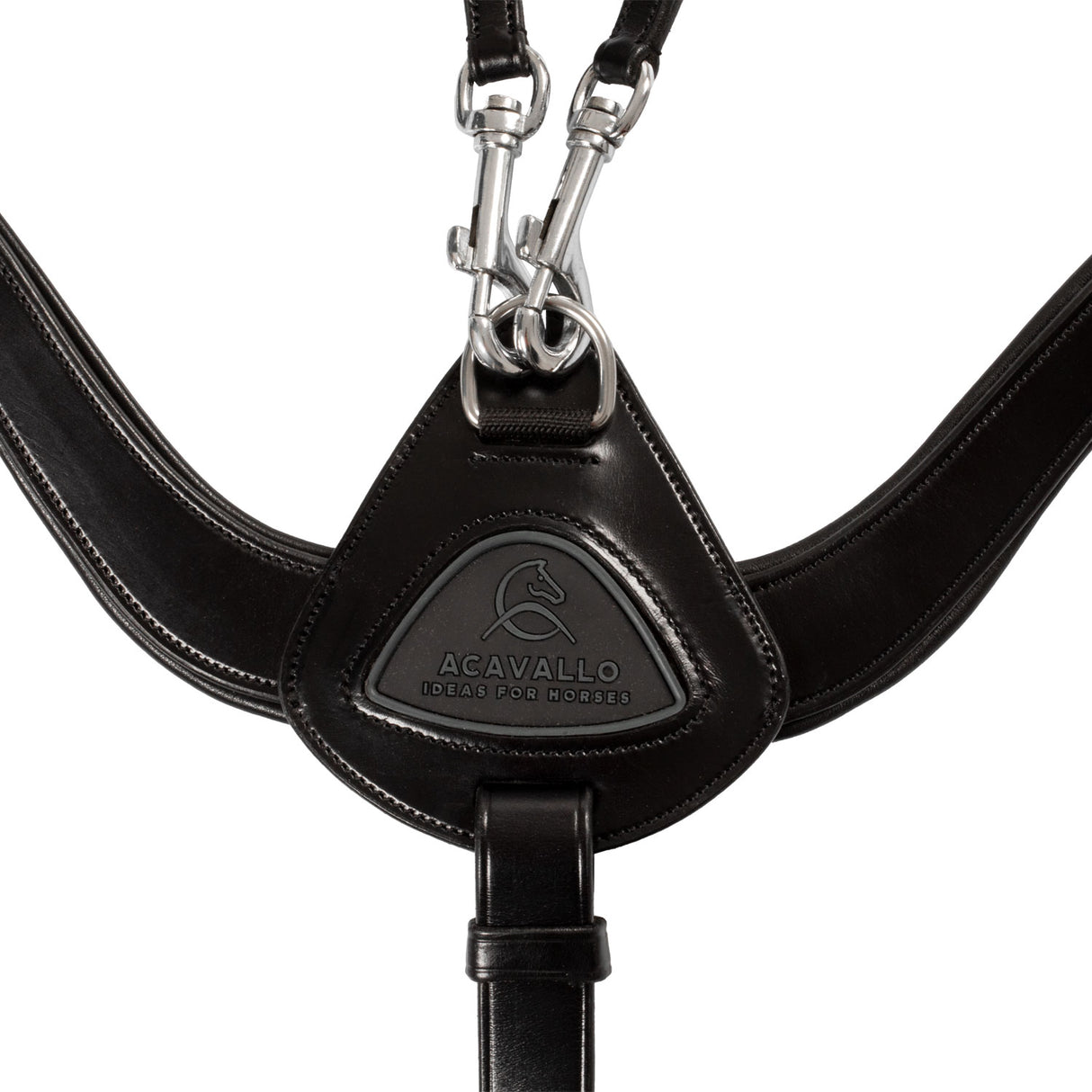 Acavallo Anatomical 5-Point Breastplate #colour_black