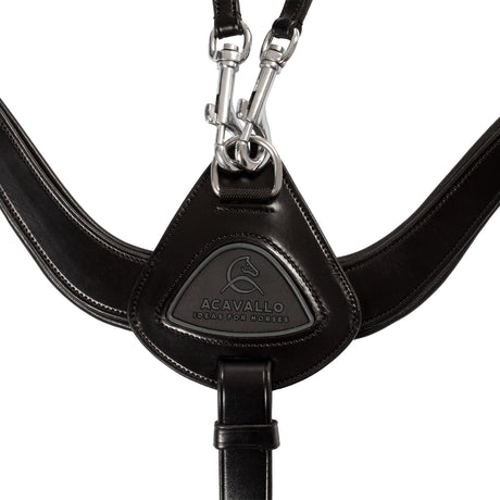 Acavallo Anatomical 5-Point Breastplate #colour_black