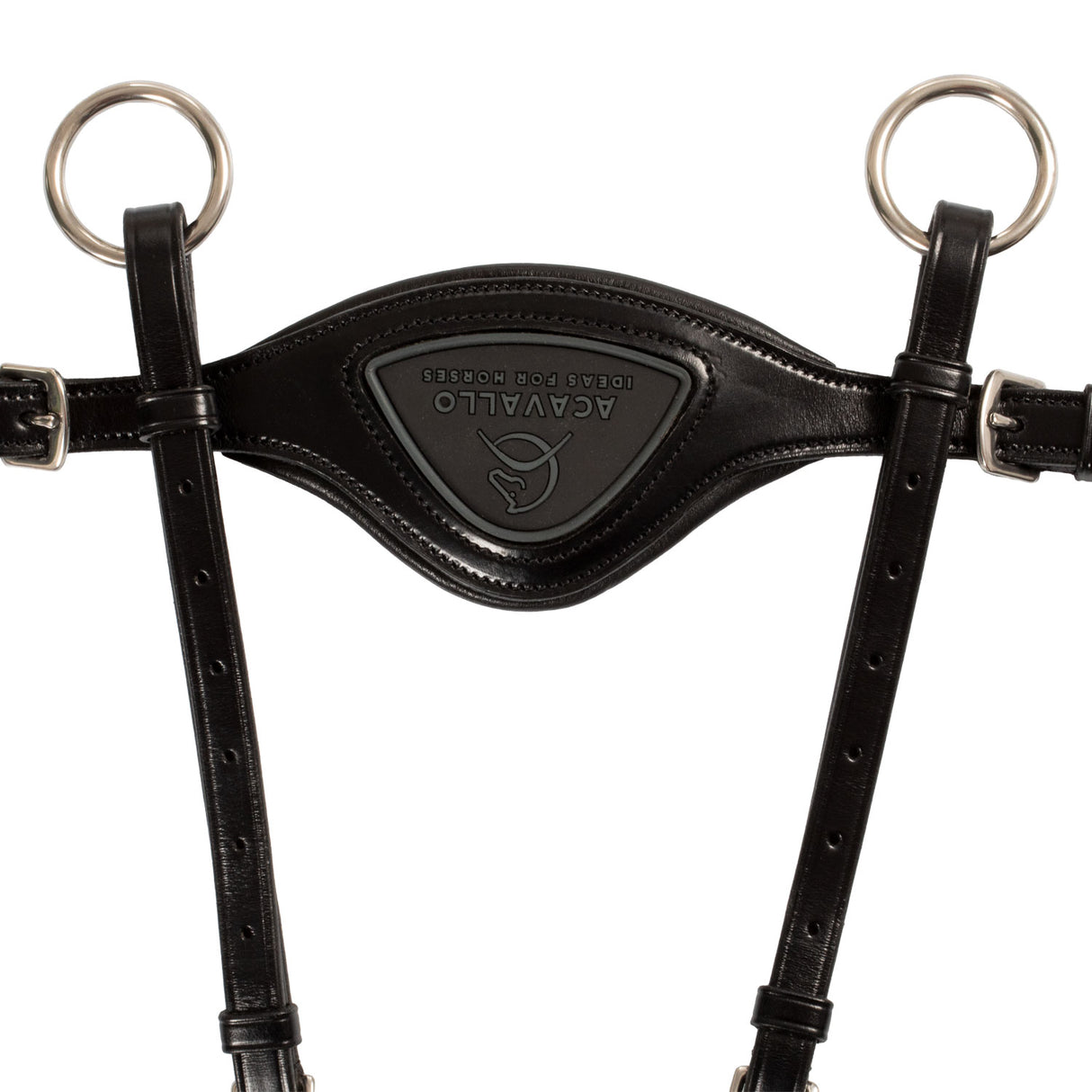 Acavallo Anatomical 5-Point Breastplate #colour_black