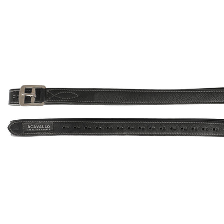 Calfskin stirrup leathers internal reinforcement