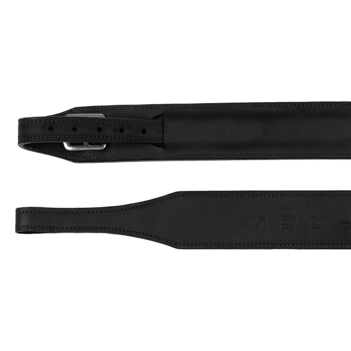 Acavallo Sublime Fender Mono Stirrups Leather #colour_black