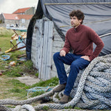 Men's Hartland 1/4 Zip Knit - Oxblood