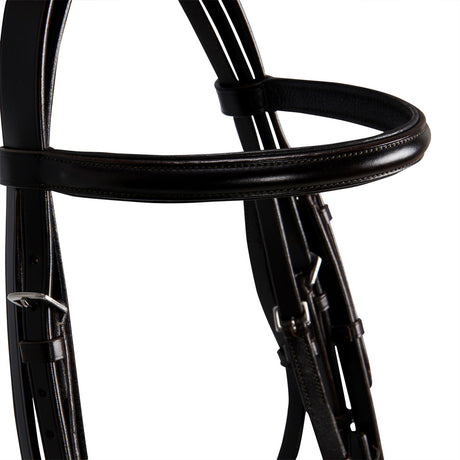 Leather dressage bridle