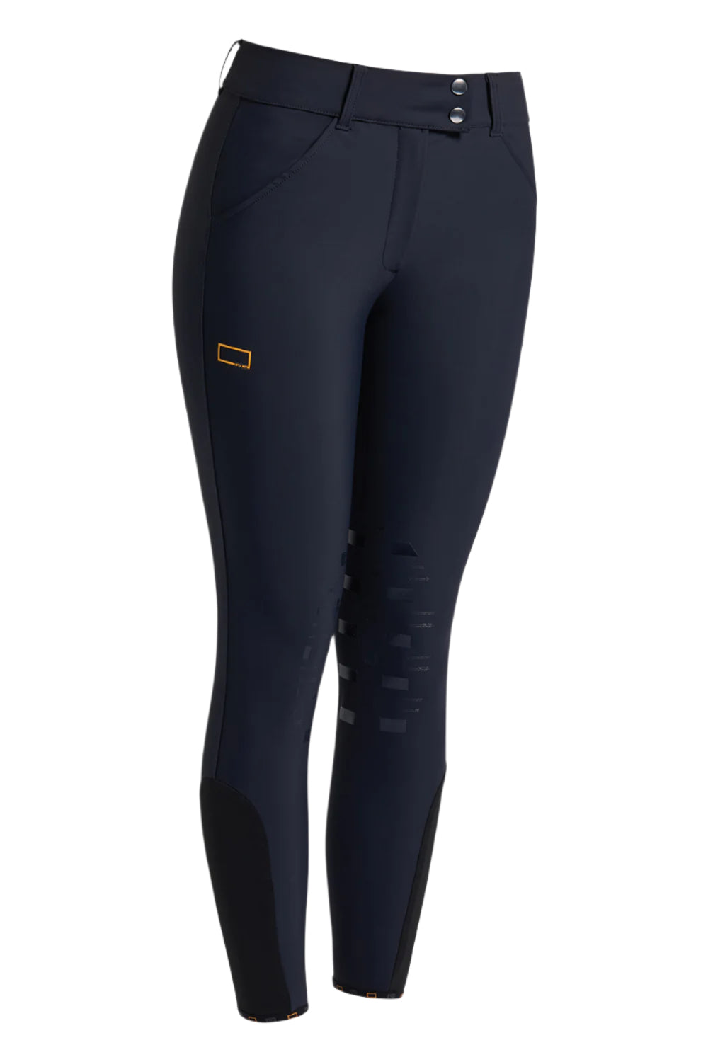 Rider's Gene Women's Knee Grip High Waist Jumping Brechees #colour_navy