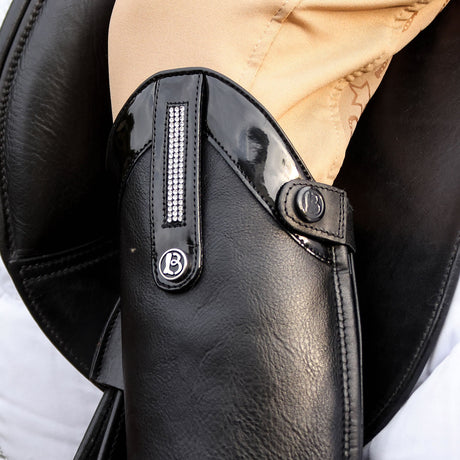 Bottes d'équitation Brogini Como Piccino Patent Top pour enfants
