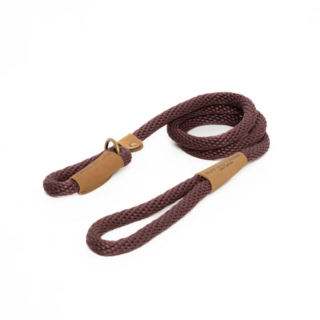 Ruff & Tumble Thick Slip Dog Lead #colour_burgundy