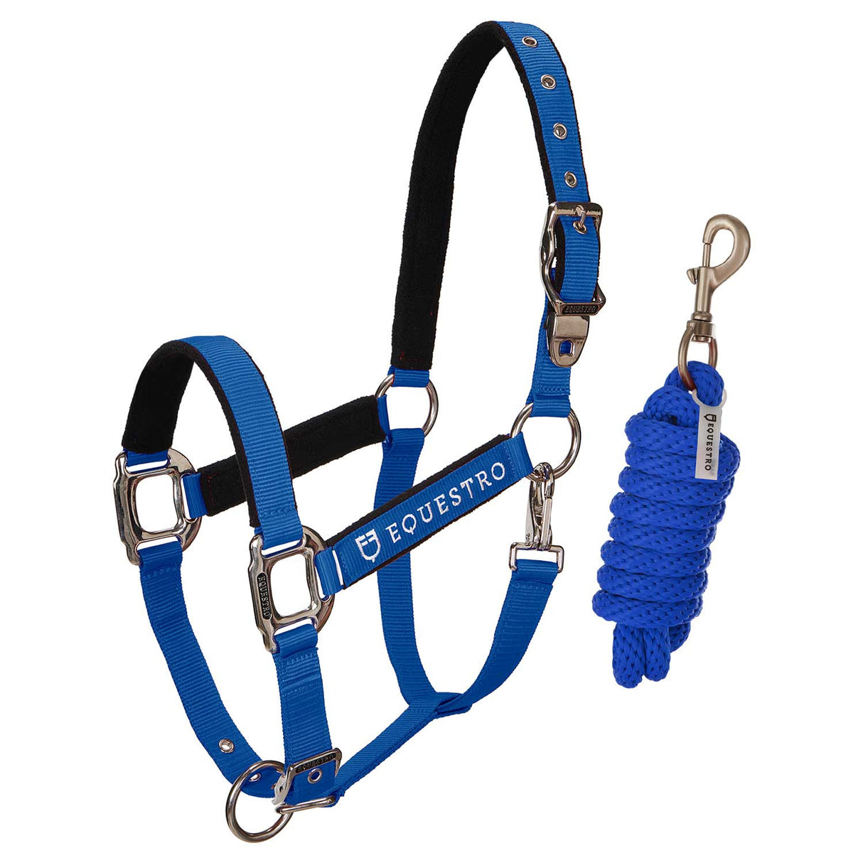 Padded double adjustment headcollar