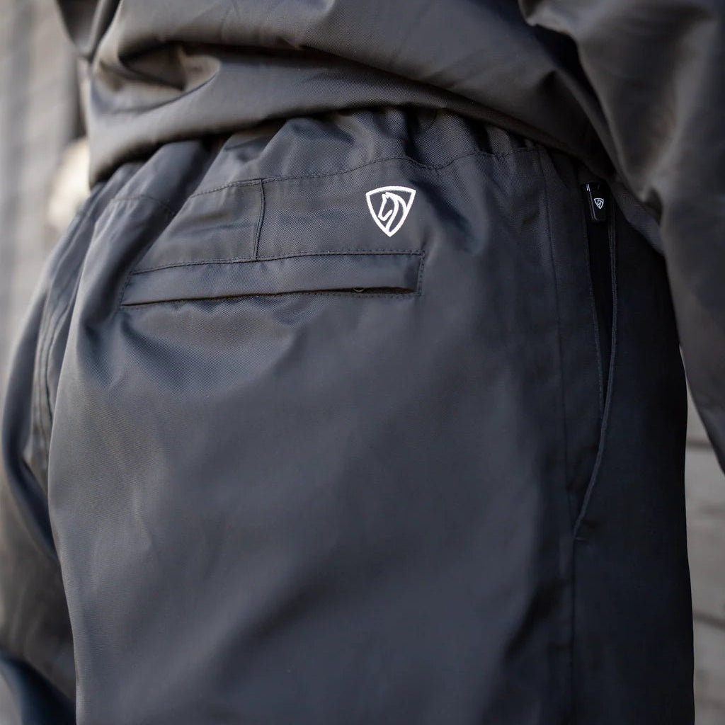 EQUIDRY Women's Lined Waterproof Trousers #colour_black