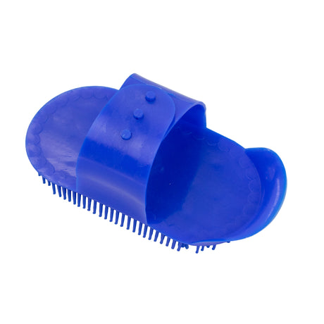 GS Equestrian & Country Plastic Curry Comb #colour_blue