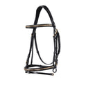 Equestro English Headboard In Clincher Leather #colour_black
