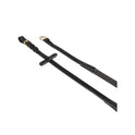 Equestro Rubber-Reinforced Leather Reins For English Bridle