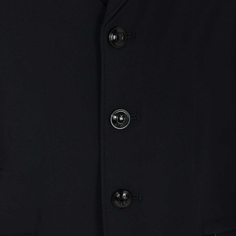 Equestro Men's Anatomical Four-Button Competition Jacket #colour_black