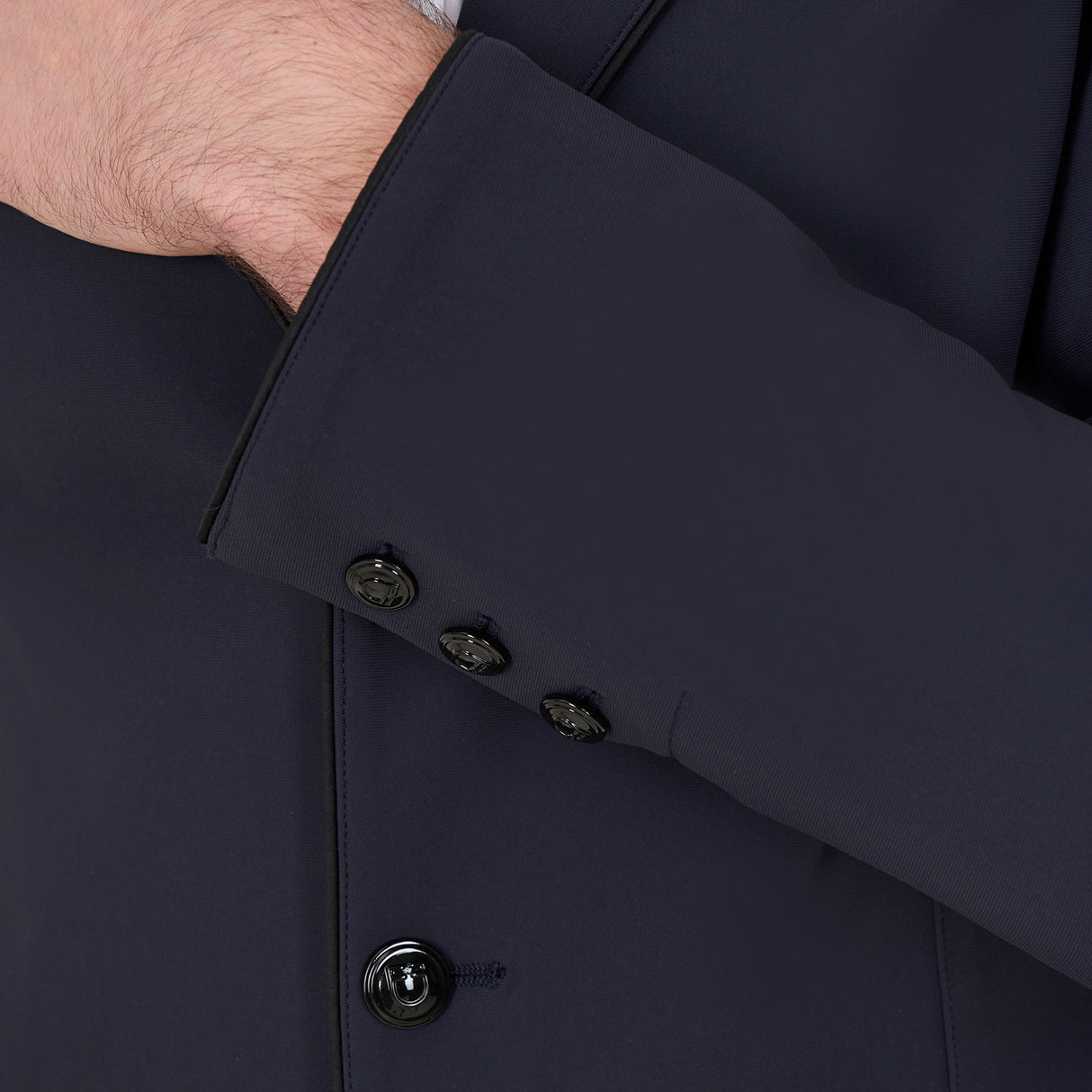 Equestro Men's Competition Jacket With Three Buttons