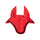 Equestro Fly Veil In Stretch Technical Fabric With Logo #colour_red