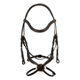 Equestro Mexican Leather Bridle #colour_brown